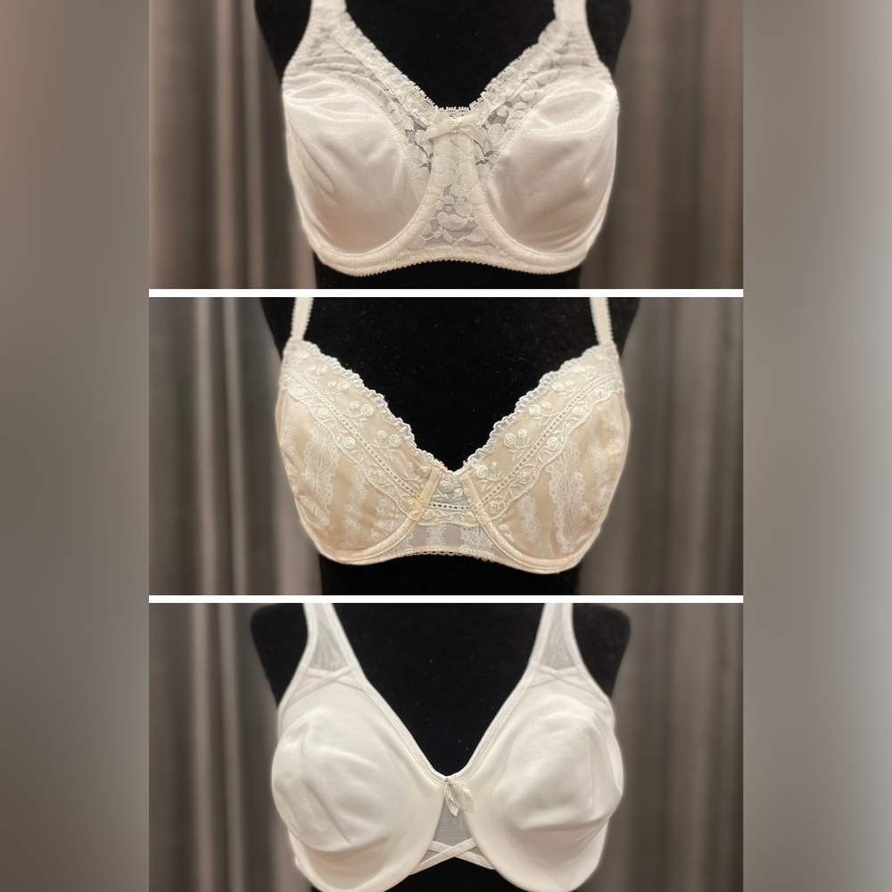 Bra bundle of 3 retro 34C bras